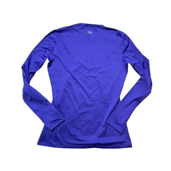 UNDER ARMOUR Coldgear Crewneck Long Sleeve Base Layer Shirt Purple Size Large - Picture 2 of 6